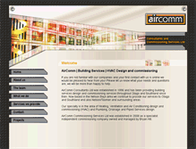 Tablet Screenshot of aircomm.co.nz